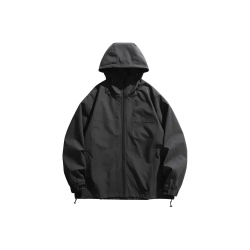 KFKU Water-Resistant Windproof And Water-Repellent Windbreaker Jacket Unisex
