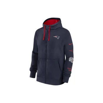 Nike New England Patriots Club Men's Nike Nfl Full Zip Hoodie