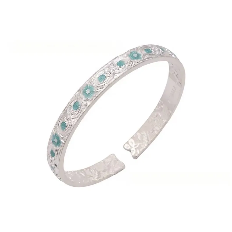Hui Xuan Charm 999 Fine Silver Sterling Silver Bracelets Women's-0