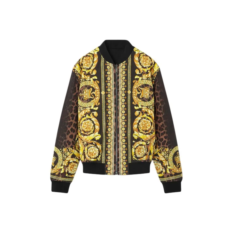 VERSACE Wild Barocco Reversible Bomber Jacket-0