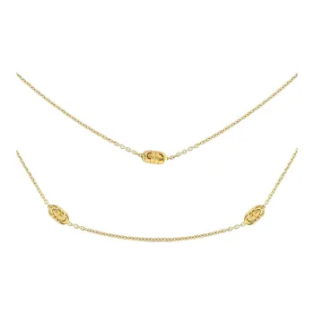 BVLGARI 18kt Yellow Gold Parentesi Chain Necklace