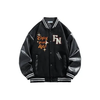FONDLOOK Baseball Jacket Unisex