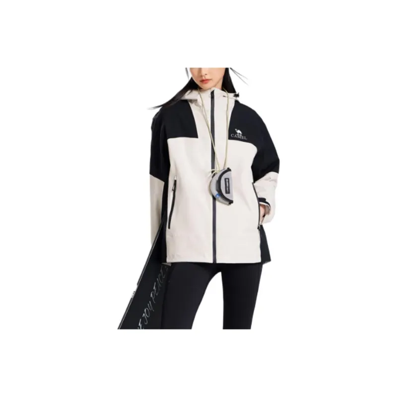 CAMEL x PENGUIN Water Resistant Windproof Breathable Warm Water Repellent Windbreaker Jacket Unisex-4