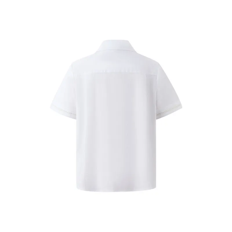 E.land Shirt Women's Ivory White/White 39 Ivory-1