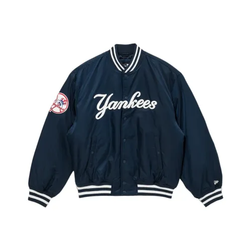 New Era Jackets Coats Unisex Marine Blue