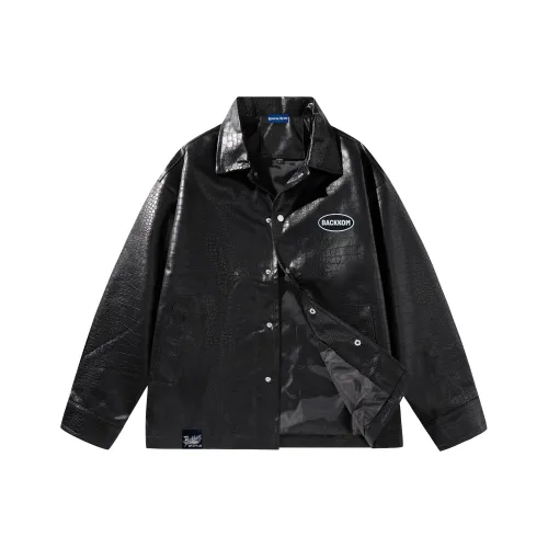 David Bakken x DAOMEIXIONG Leather Jacket Unisex