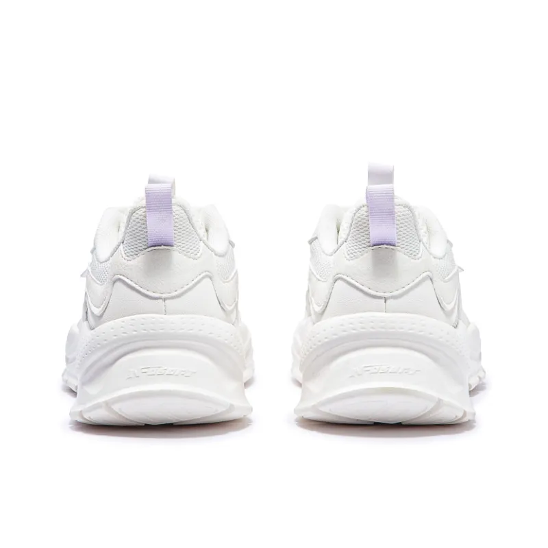 361° Cushioning, Breathable, Lightweight Low Top Casual Shoes Women's Feather White Micro Grape Purple-4