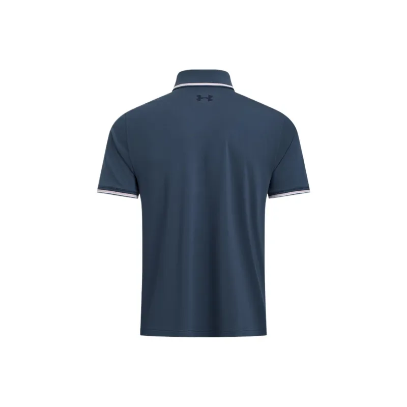 Under Armour Playoff 3.0 Polo Shirt Men's Blue Gray-1