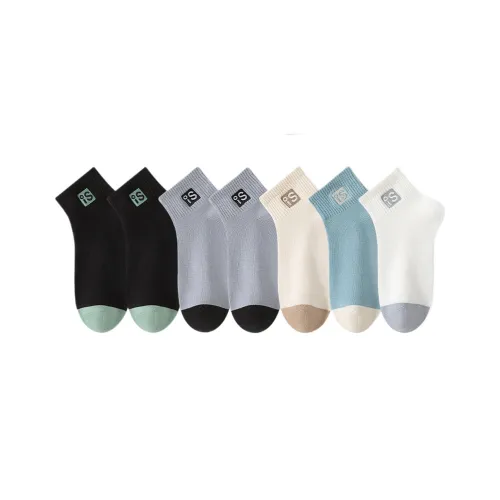 Cotton Gene Ankle Socks Men's 7 Pack