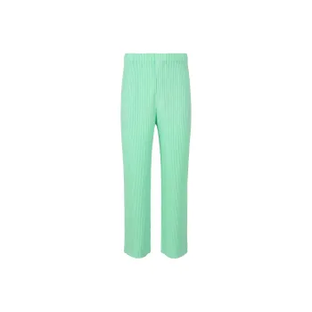 Homme Plissé Issey Miyake SS24 Casual Pants Men's Mint Green