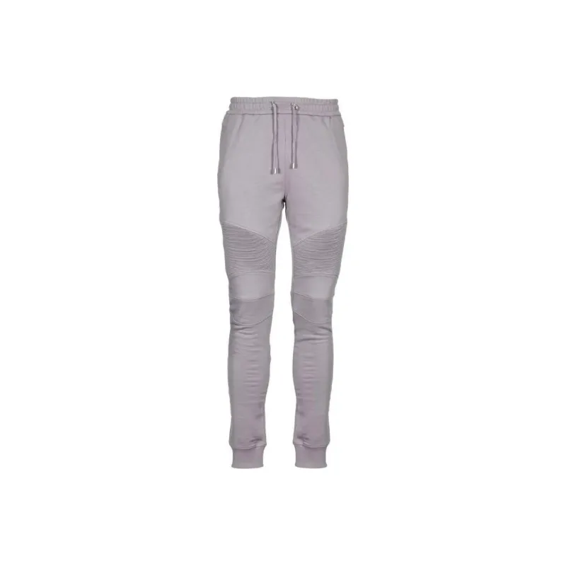 BALMAIN Knitted Sweatpants Men's Gray-0