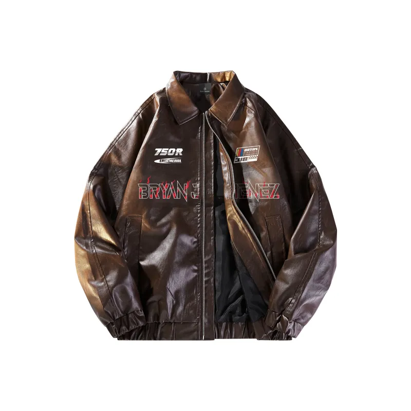 BRYAN JIMENEZ Leather Jacket Unisex-2