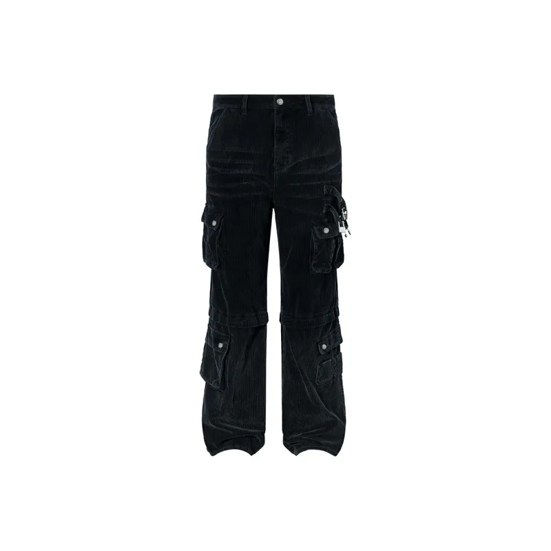 ROCAWEAR Cargo Pants Unisex Black-0