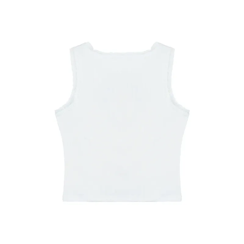 B.Duck Tank Tops Women's White-1