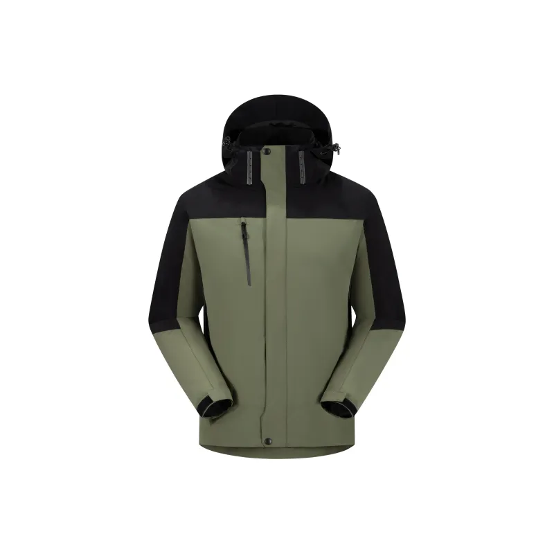 Yalu Diagonal Zipper Thermal, Abrasion Resistant, Breathable, Waterproof, Windproof Windbreaker Jacket Unisex-12