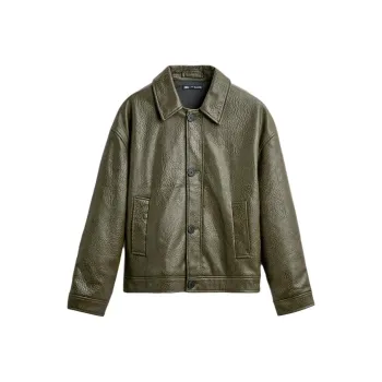 ZARA Leather Jackets Men