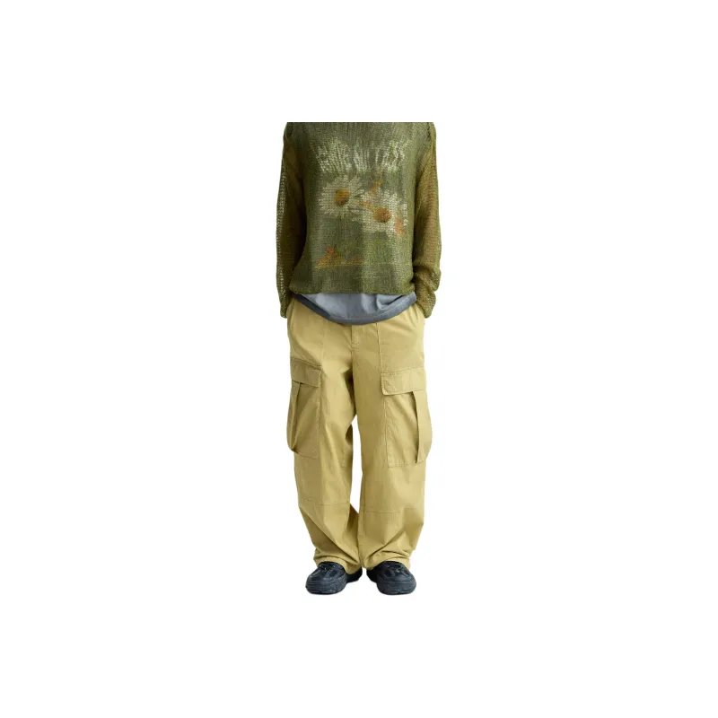 ZARA Cargo Pants Men Khaki-0