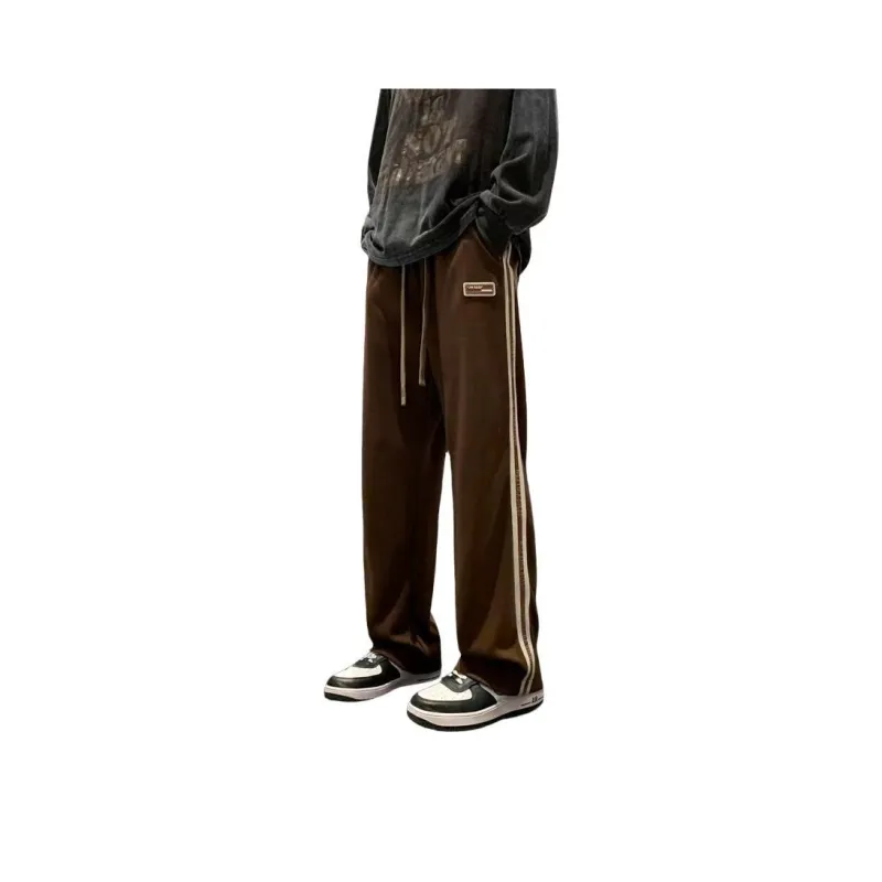 NOME Versatile Loose Fit Comfortable Minimalist Style Straight Fit Wide Leg Casual Pants Unisex-14