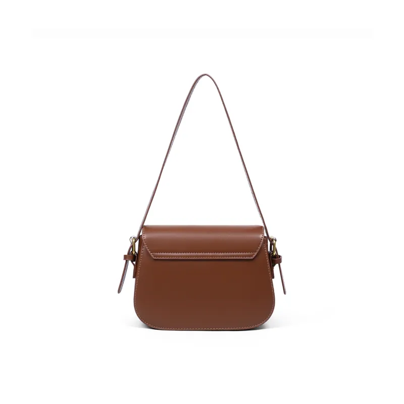 PT'SON Cow Leather Small Square Bag, Underarm Crossbody Bag, Shoulder Bag Regular Women's Multicolor-6