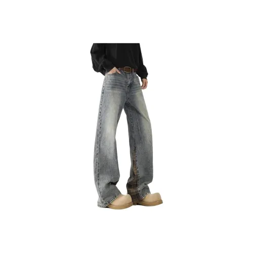Glona Klio Jeans Unisex Vintage Blue Desert Camouflage
