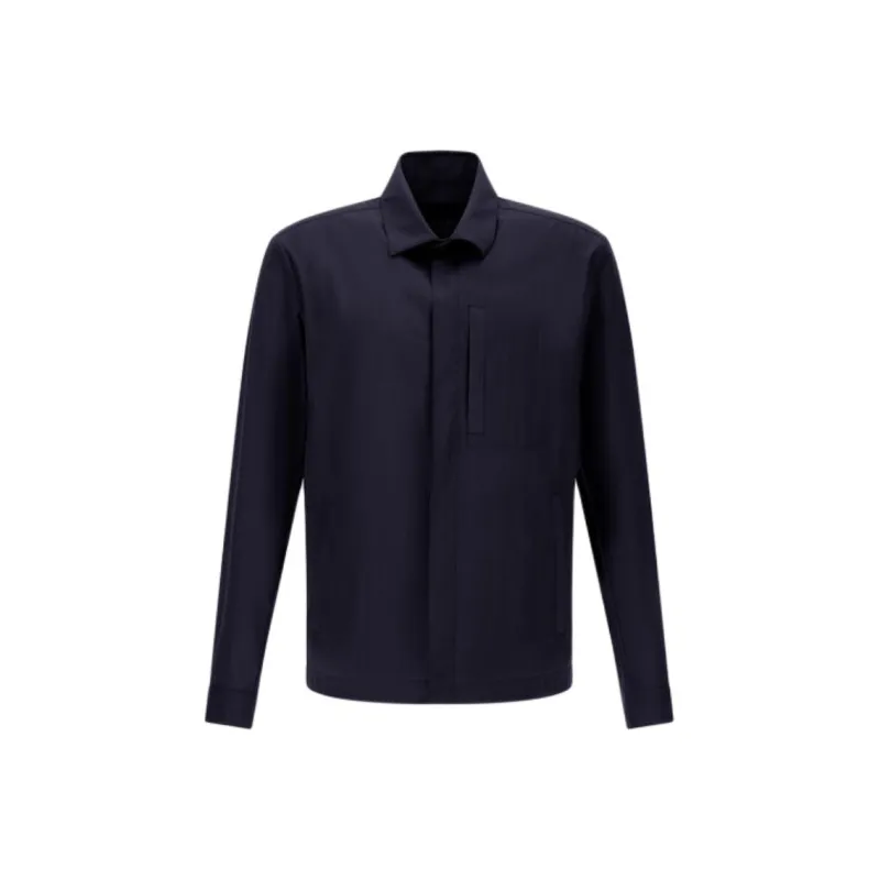 HERNO Long Sleeved Shirt Jacket-0