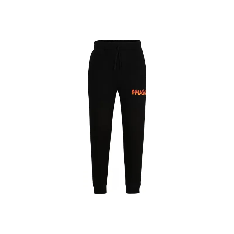 HUGO BOSS Mid rise Straight leg Track Pants-0