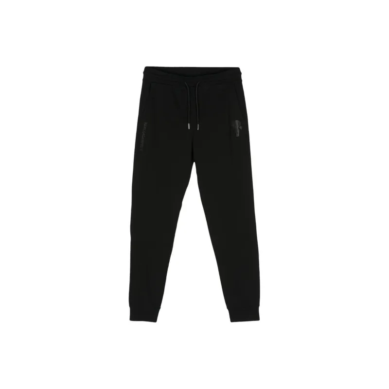 KARL LAGERFELD Knitted Sweatpants Men's Black-0