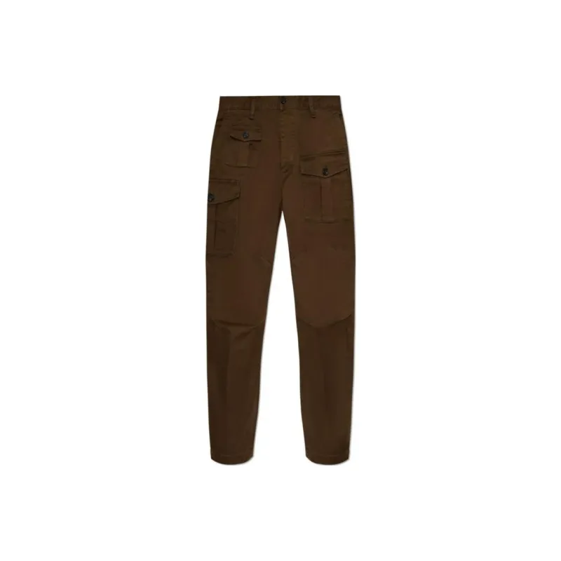 DSQUARED 2 Straight Leg Slim Cut Cargo Trousers-0