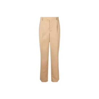 Vetements Suit Trousers Men Caramel Umber