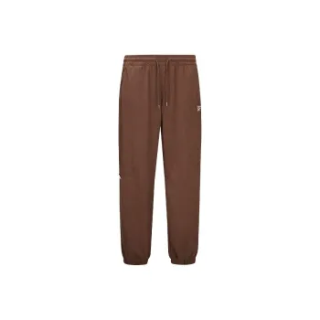 Reebok Knitted Sports Pants Unisex Brown