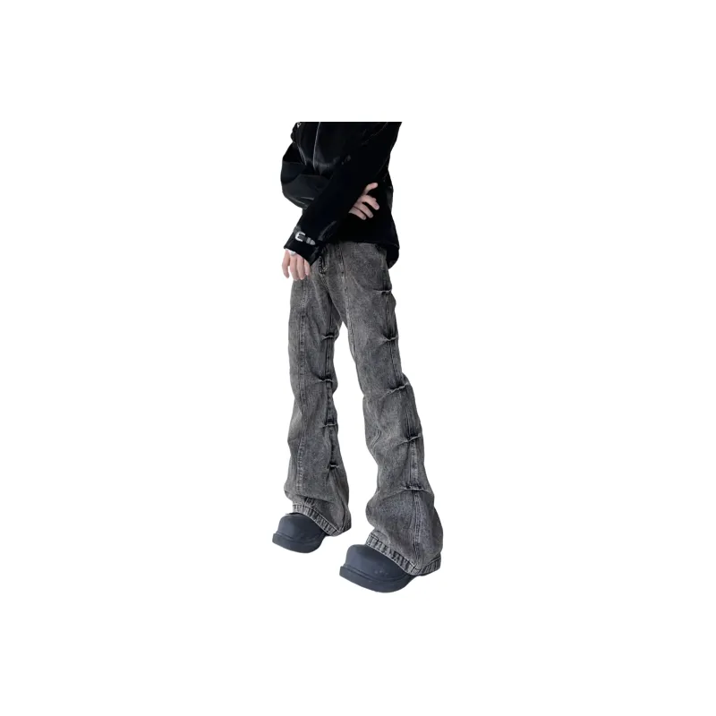 BENATRY Jeans Unisex Black Gray Color-0