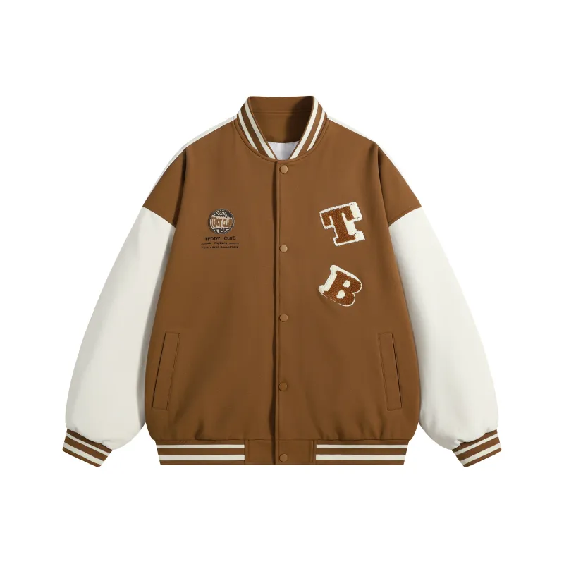 Teddy Bear Collection Baseball Jacket Coat Unisex-3