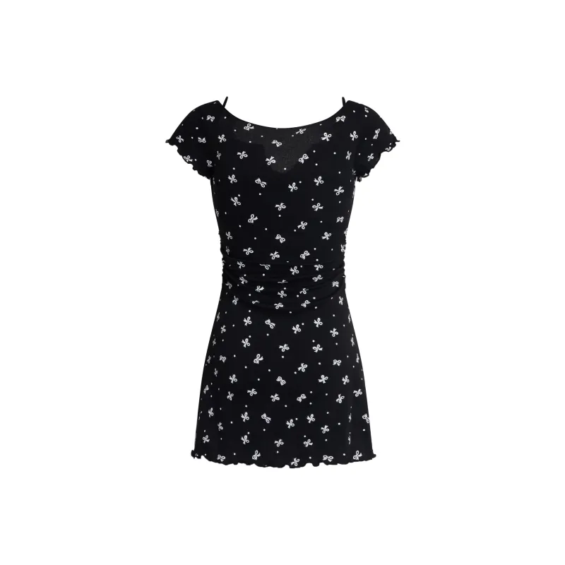 Mu Xiao Xin Short Sleeved Dress Women's-14