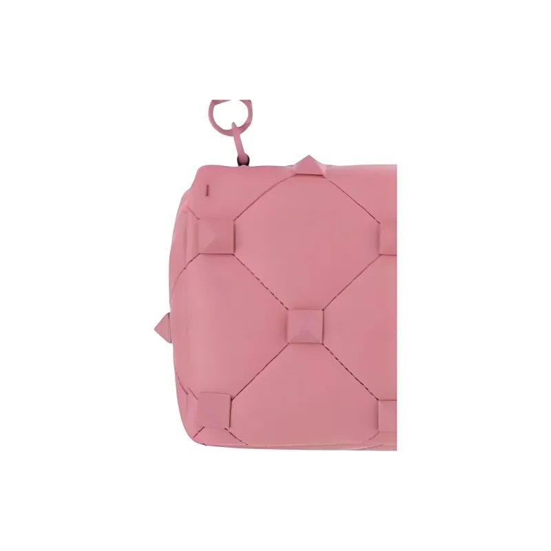 Valentino Cow Leather Portable Crossbody Bag Shoulder Bag Women's Fuchsia-4