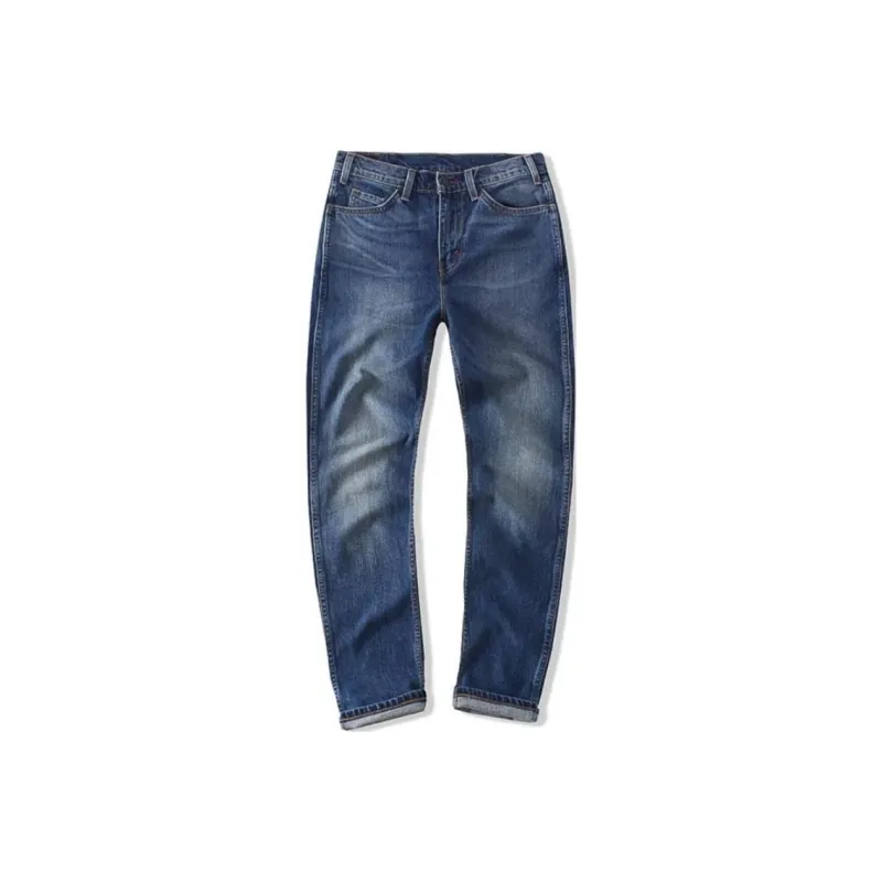 Levi's Jeans Men's Washed Blue Orange-0