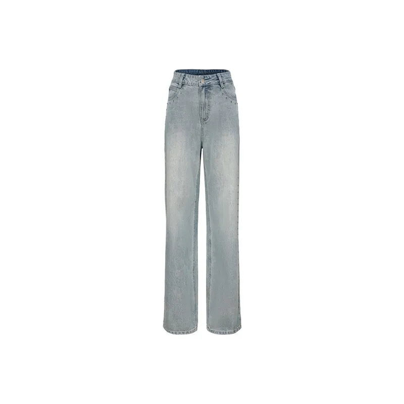 GMETRYART Jeans Unisex Denim Blue-0