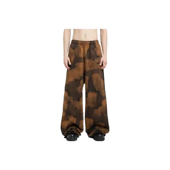 Vetements Casual Pants Men Black Yellow