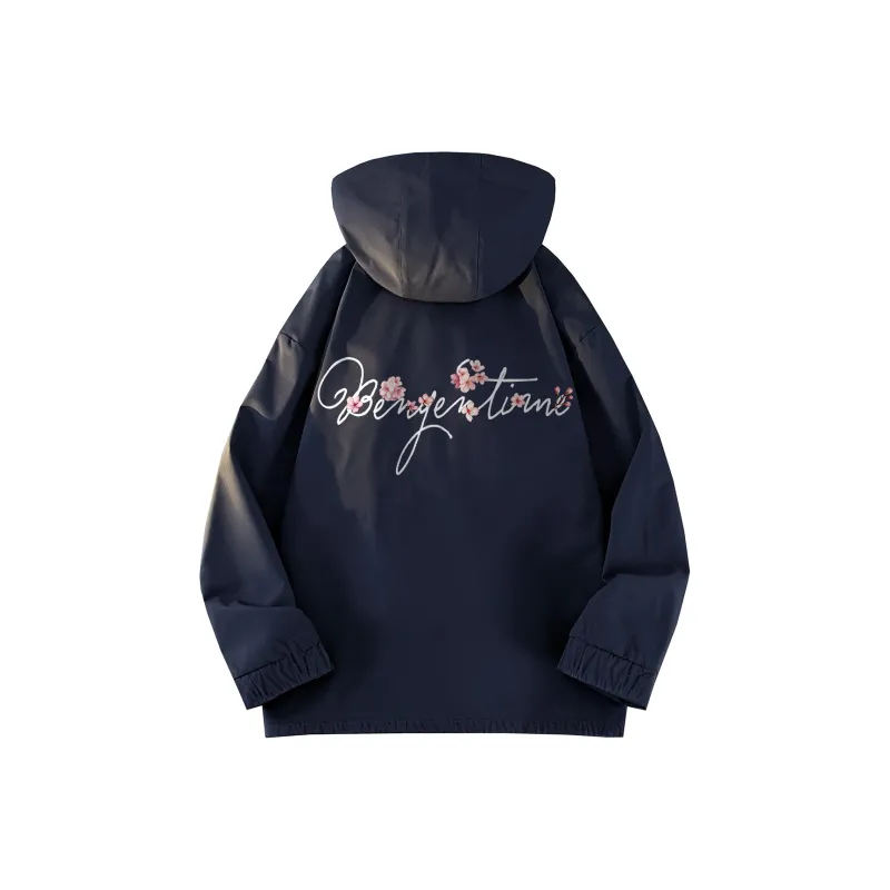 BENGEN Jackets Coats Unisex Black-5