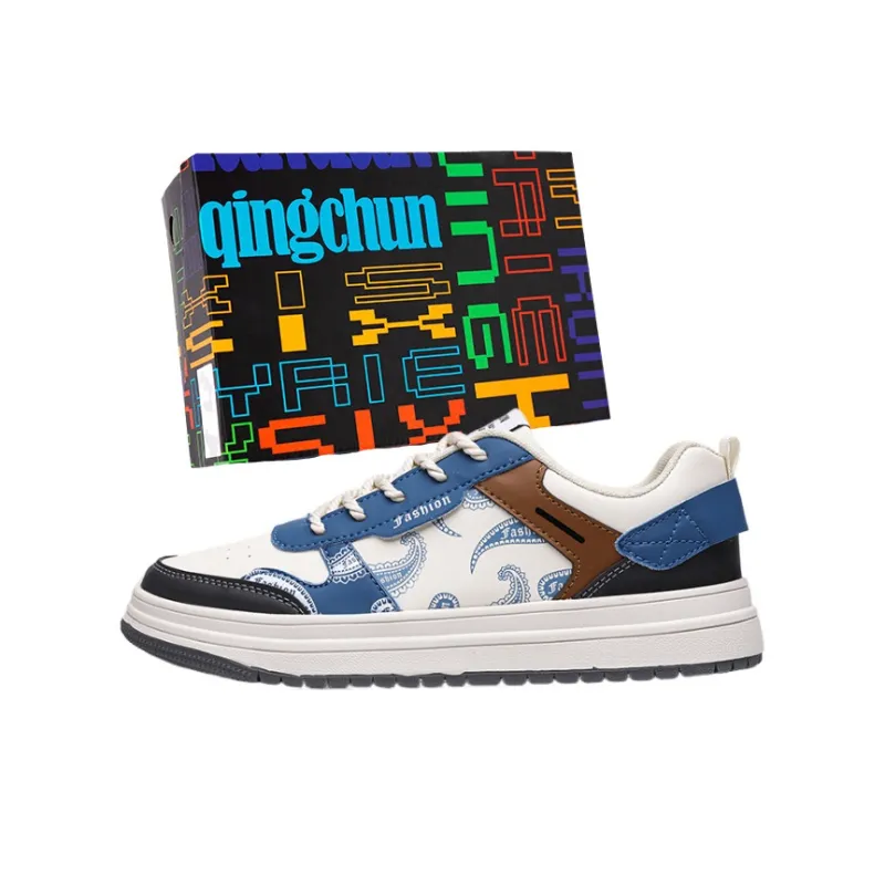 SMDXDMS Slip Resistant, Lightweight, And Breathable Low Top Skateboard Shoes Men's-4