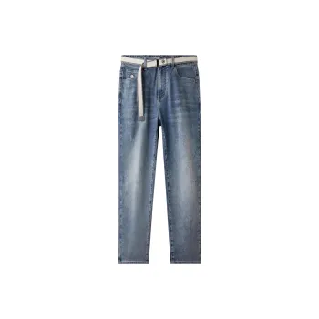 HLA Power Young Series Jeans Men's Blue Gray Denim Gradient