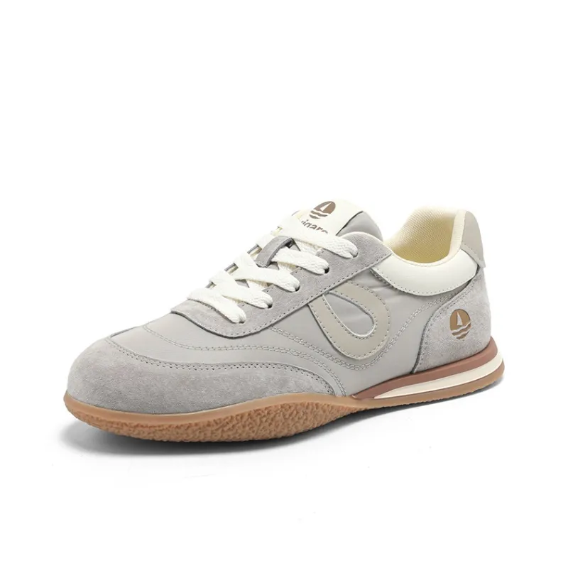 NAVIGARE Small Sailboat Coverage Low Top Casual Shoes Women's Light Gray-1
