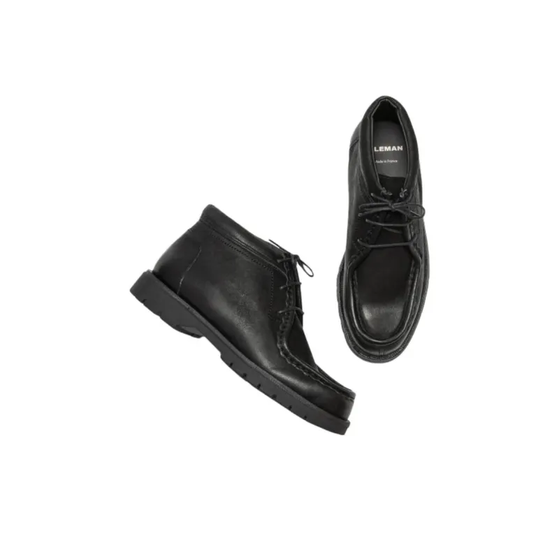 KLEMAN CLEON MANUFACTURE PARURE VGT Ankle Boots 3cm Unisex Black-4