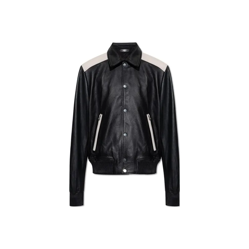 AMIRI Logo Patch Ribbed Hem Jacket-0