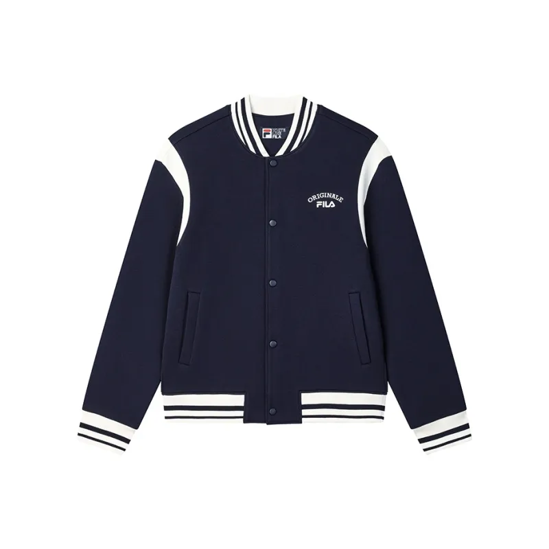FILA ORIGINALE Baseball Jacket Men's Mirage Blue-0