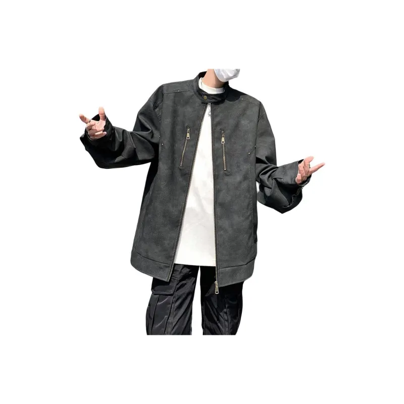 FRQ Leather Jackets Unisex-8