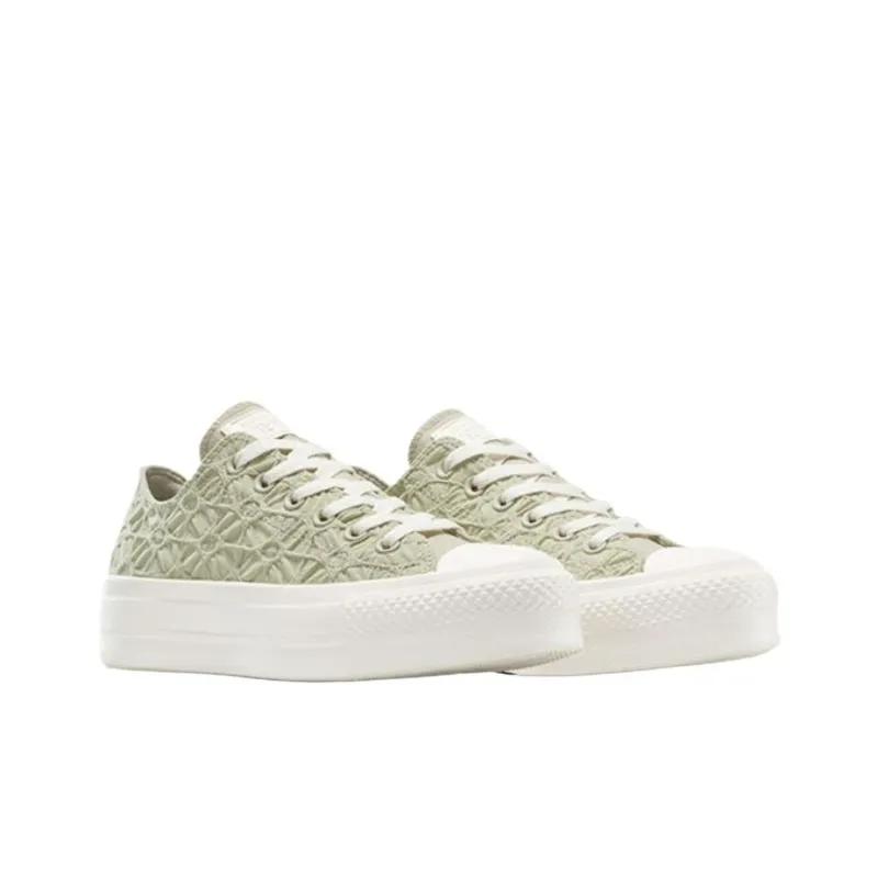 Converse Women's Chuck Taylor All Star Lift Platform Low 'Textured Material Pale Surplus' Women's-3