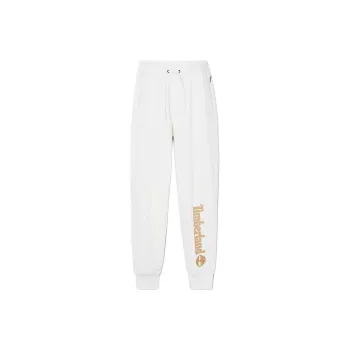 Timberland Linear Logo Sweatpant Knitted Sports Pants Men's White