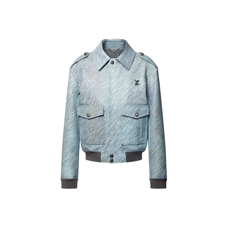 LOUIS VUITTON Lv X Park Seo Bo Epi Leather Flight Jacket-0
