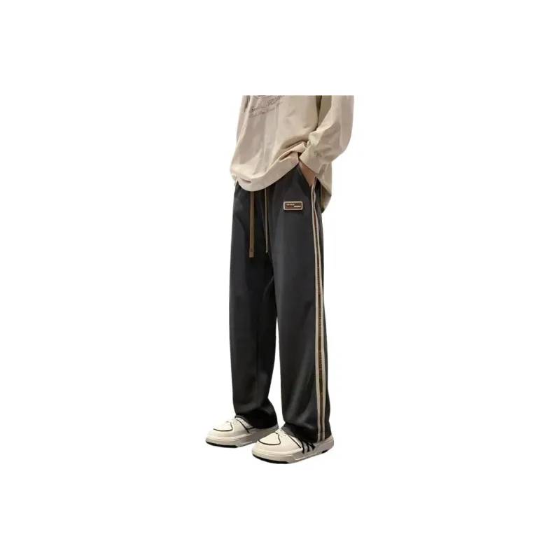 NOME Versatile Loose Fit Comfortable Minimalist Style Straight Fit Wide Leg Casual Pants Unisex-9