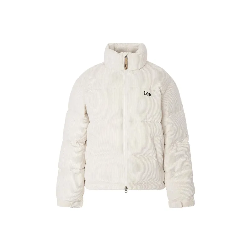 Lee Puffer Jackets Unisex Ivory-0